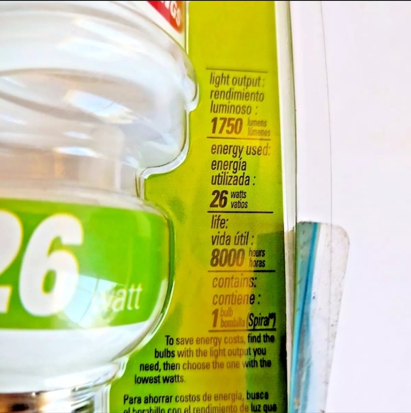 GE 15517 Energy Star Smart Light Bulb General Purpose 26-Watt 1750 Lumen 8000 hr - Picture 5 of 14